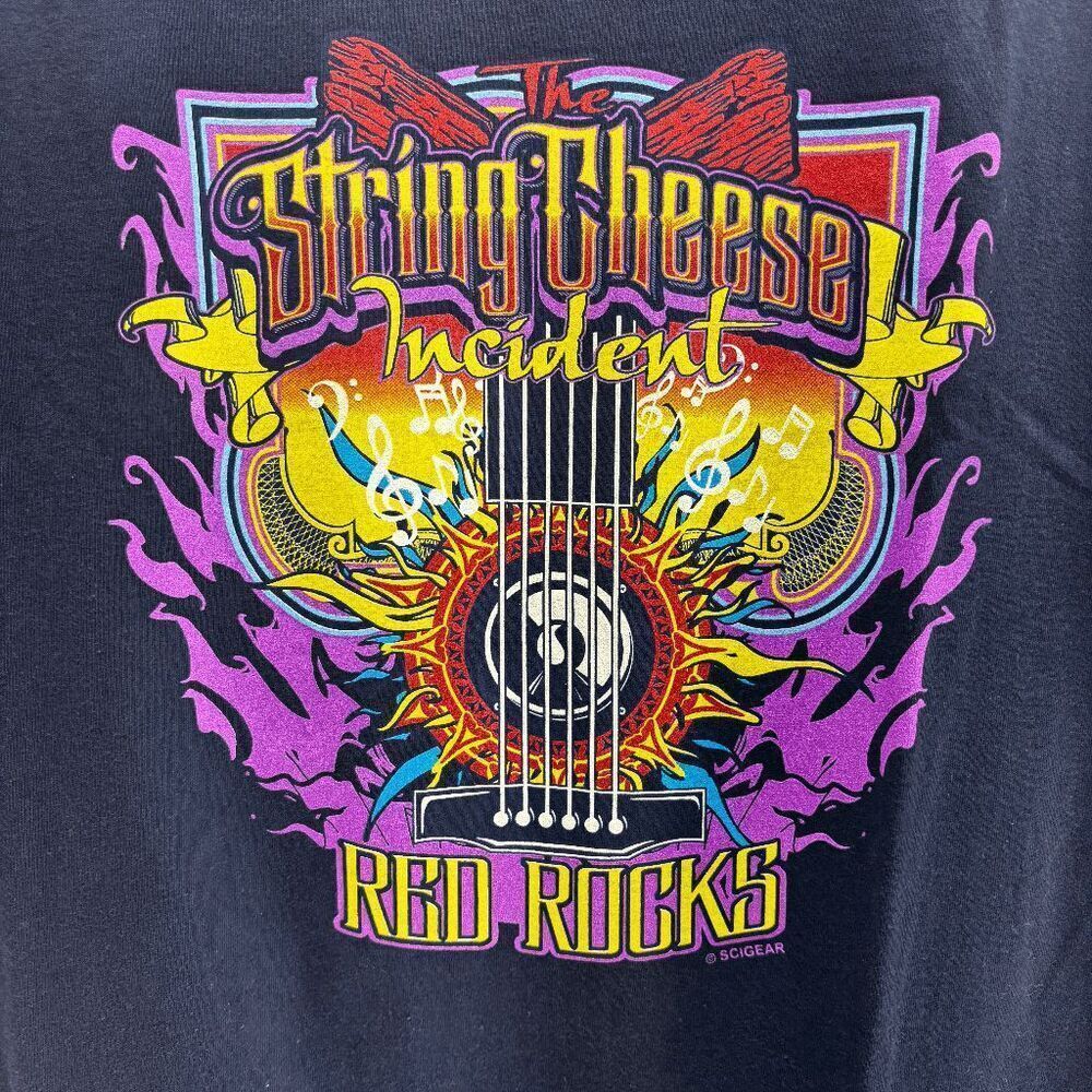New The String Cheese Incident‎ Red Rocks 2016 Medium Pycadellic Jam Band Navy